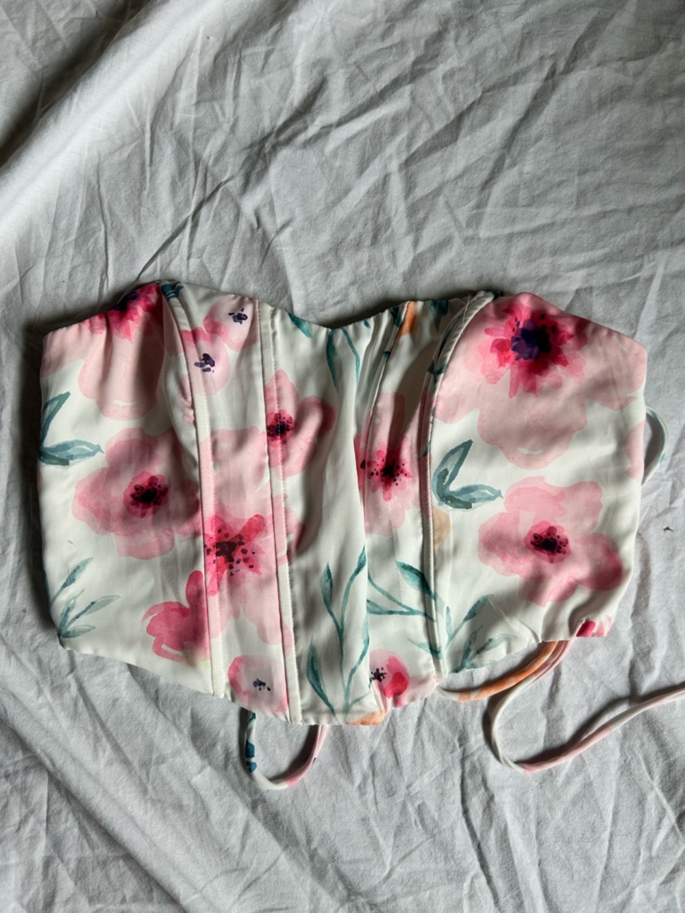 Princess Polly Satin Floral Corset